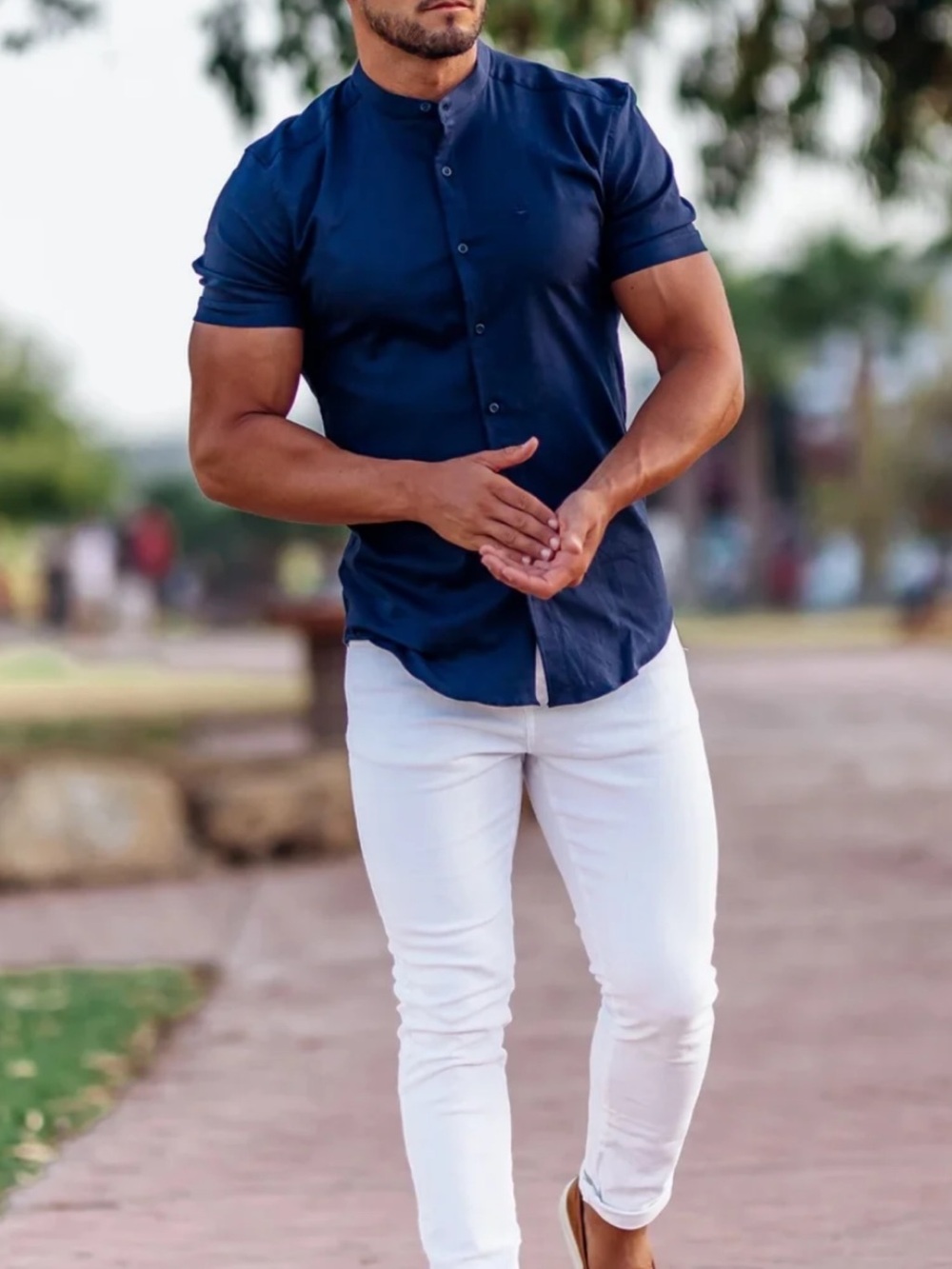 Father Sons Slim Stretch White Sateen Men’s Jeans Size 30
